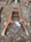 Pair of Heavy Cast Iron Industrial Legs
