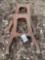 Pair of Heavy Cast Iron Industrial Legs