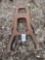 Pair of Heavy Cast Iron Industrial Legs