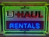 U Haul Rental Neon Sign