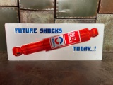 Delco Big D Future Shocks Today Embossed Tin Sign