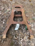 Pair of Heavy Cast Iron Industrial Legs