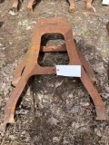 Pair of Heavy Cast Iron Industrial Legs