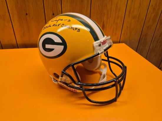 Dom Capers Signed Green Bay Packers Helmet