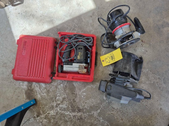 Craftsman Scroll Saw, Power Stainer, Router, & Planer