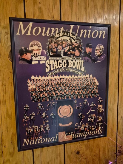 Mount Union & Sports Related Wall Art - 10 Pieces Total