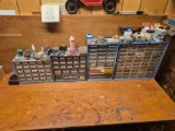 Assortment of Hardware Organizers & Contents