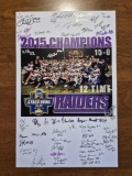 2015 Mount Union Raiders National Champions Signed Poster
