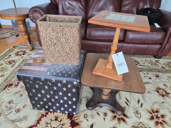 Assorted end tables