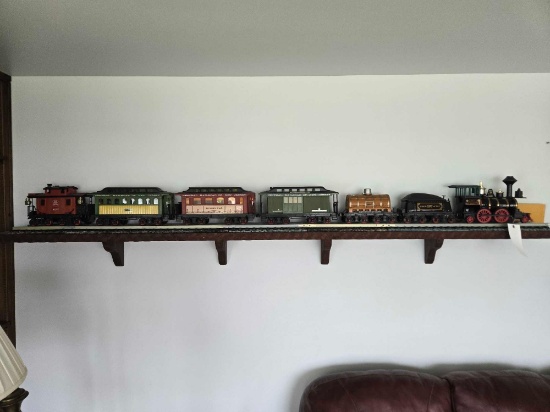 Jim Beam Grant 1872 decanter with decabter cars and track