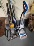 2 vacuums, carpet scrubber