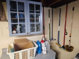 Glassware, fabric detergent, mops