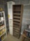 2 Wooden Upright Storage Bookcases