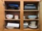 Kitchen Cabinet Contents - Servingware, Pyrex Dishes & Measuring Cup, & Kitchenware