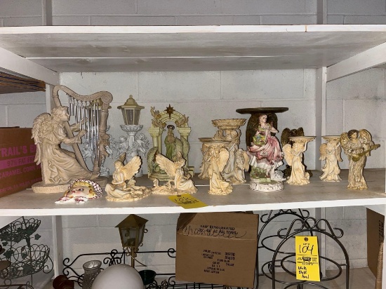 Assortment of Angel Themed Figurines & Decor