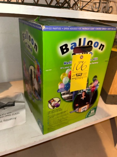 Helium Tank w/ Balloon Filling Nozzle