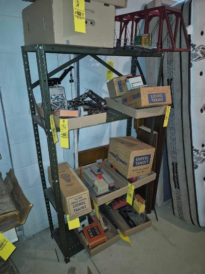 5 Foot Metal Shelving Unit - Contents Sold Separately
