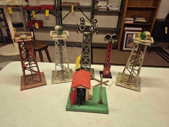 Assortment of Rotating Beacons, Light Towers and Automatic Gateman