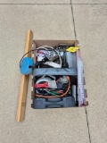 2 Boxes of Assorted Tools, Brushes, & Hardware