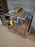 Ryobi 10 In. Bench Top Table Saw on Stand