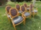 Six Padded Chairs