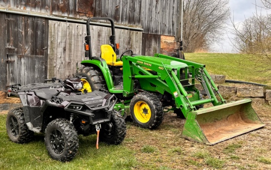 ATV, Loader Tractor, Deer Mounts - 23863 - Geno