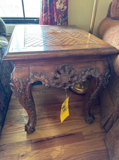 Matching Pair ornate End Table