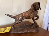 Brass Dog Sculpture