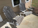 3Pcs Wooded Patio Furniture