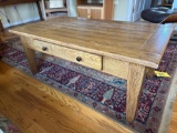 Oak Coffee Table with drawer