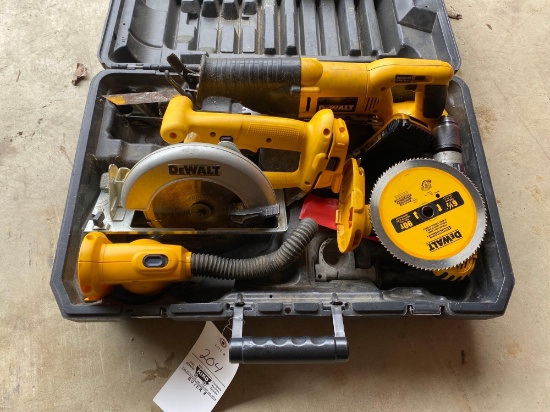 Dewalt Sawzall - Circular Saw - Drill - Light