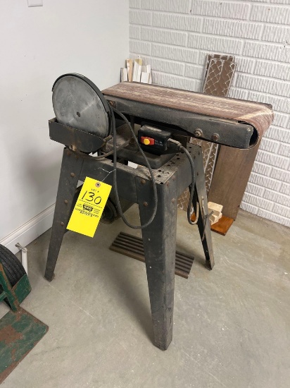 Craftsman Belt and Disc Sander on Stand | Heavy Construction Equipment ...
