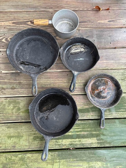Cast Iron Skillets,Club Alum Pan