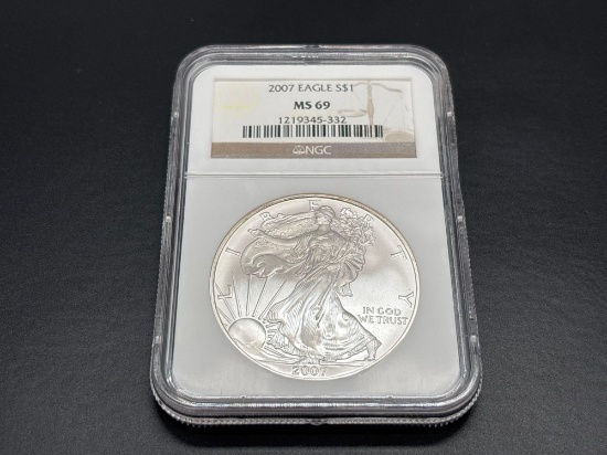2007 MS69 1oz Fine Silver Eagle