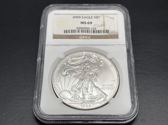 2009 MS69 1oz Fine Sliver Eagle