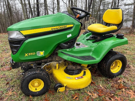 2022 John Deere X350 Riding Lawn Mower W/42"Deck