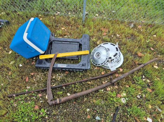 Work Stand, Scythe, Cooler, Hubcaps