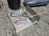 Metal Plate, Steel Cable, Hosing