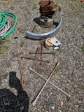 Tire irons, burner pot