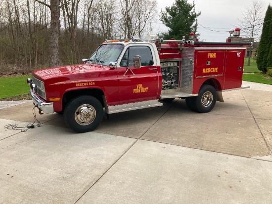 Fire And Rescue Dually 1981 Chevy K30 one ton dually 4X4 firetruck | Commercial Trucks ...