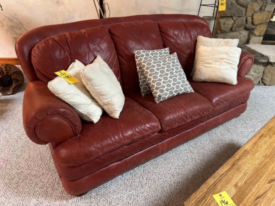 Leather Sofa, Loveseat, Chair