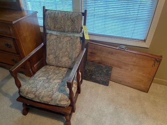 Vintage Wood Chair, Jewelry Board