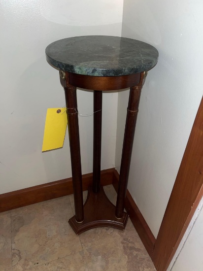Marble Top Plant Stand