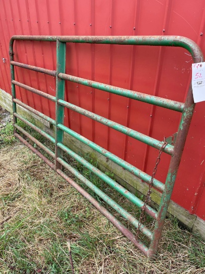 Approx 8 Ft Green 7 Bar Gate