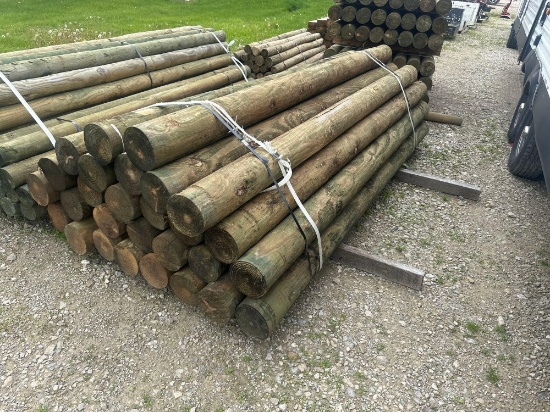6X9 Treated Fence Post