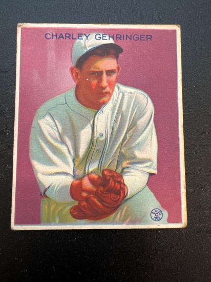1933 Goudey Charley Gehringer No. 222 Baseball Card