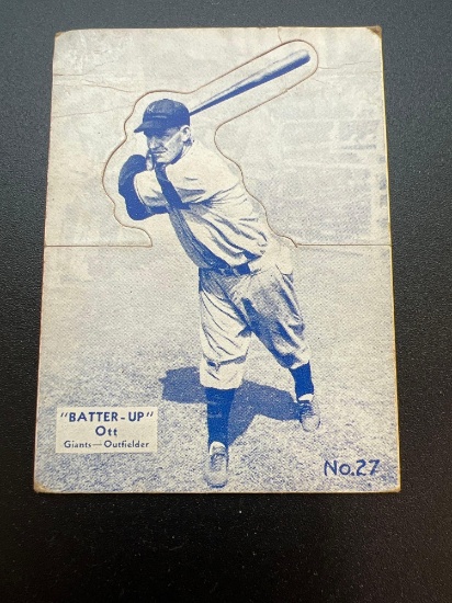1934-36 Batter-Up Ott No. 27 Baseball Card