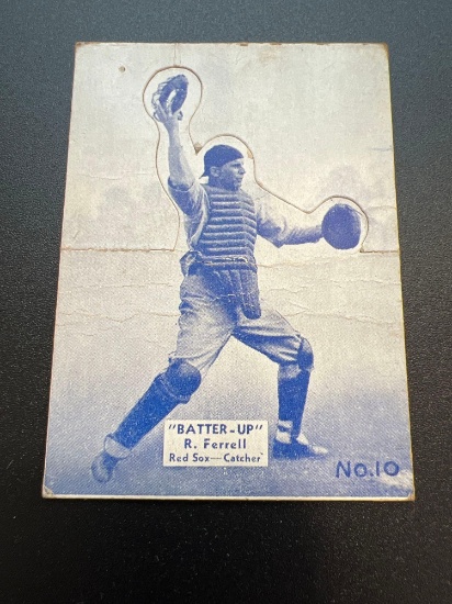 1934-36 Batter-Up R. Ferrell No. 10 Baseball Card
