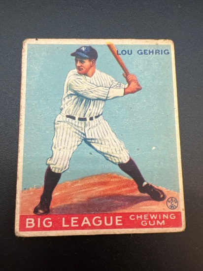 1933 Goudey Lou Gehrig No. 92 Baseball Card