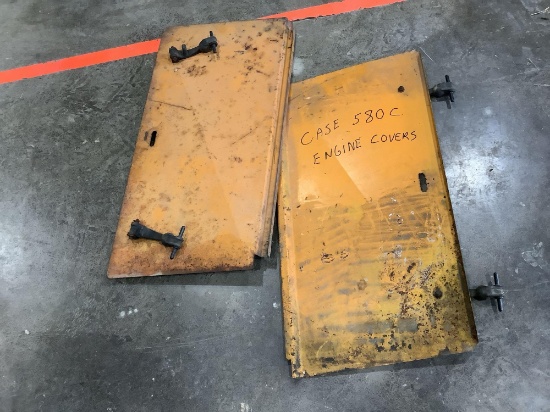 Case 580 C engine covers